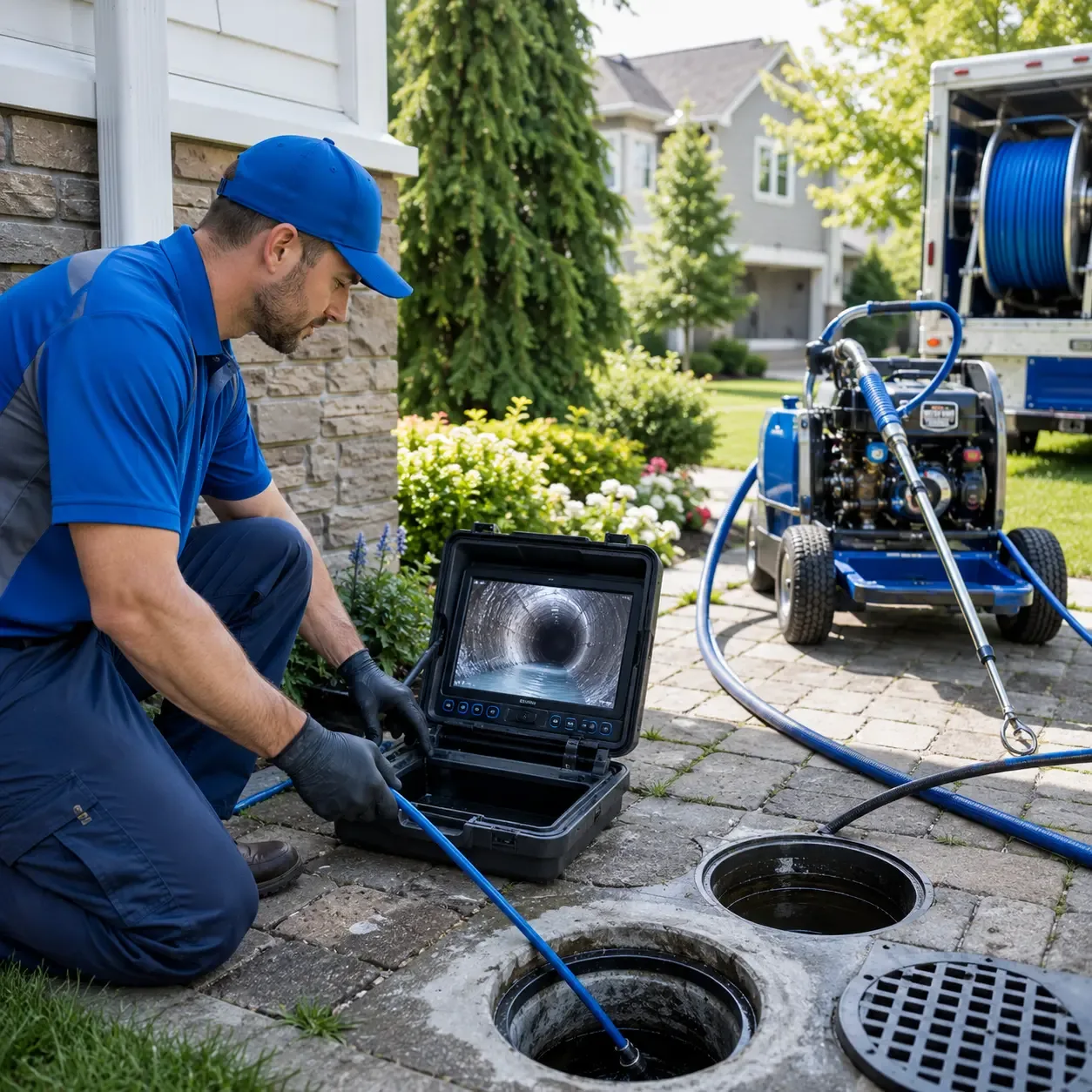 Outdoor drain cleaning professionals serving Cecil, PA